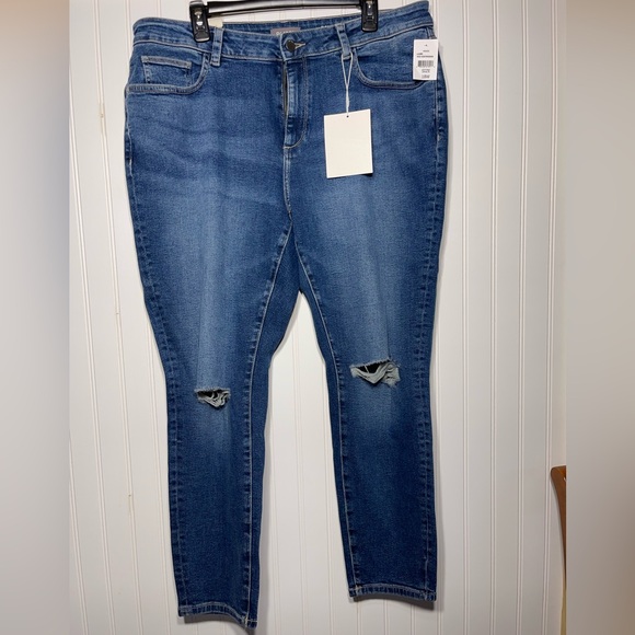 DL1961 Denim - Dl1961 Jeans nwt sz 18 & 20 Florence Skinny high rise insta sculpt ankle.
